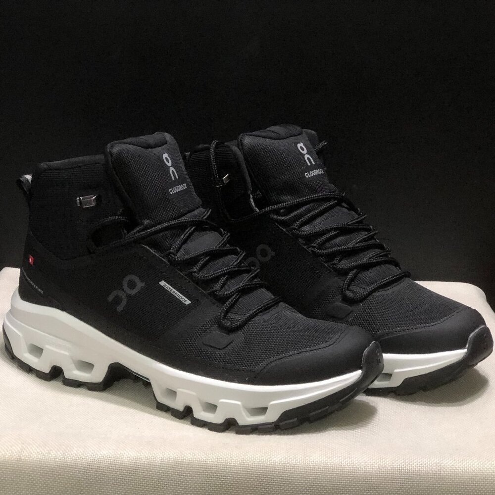 On Running Cloudrock Low WP Hiking mountaineering shoes